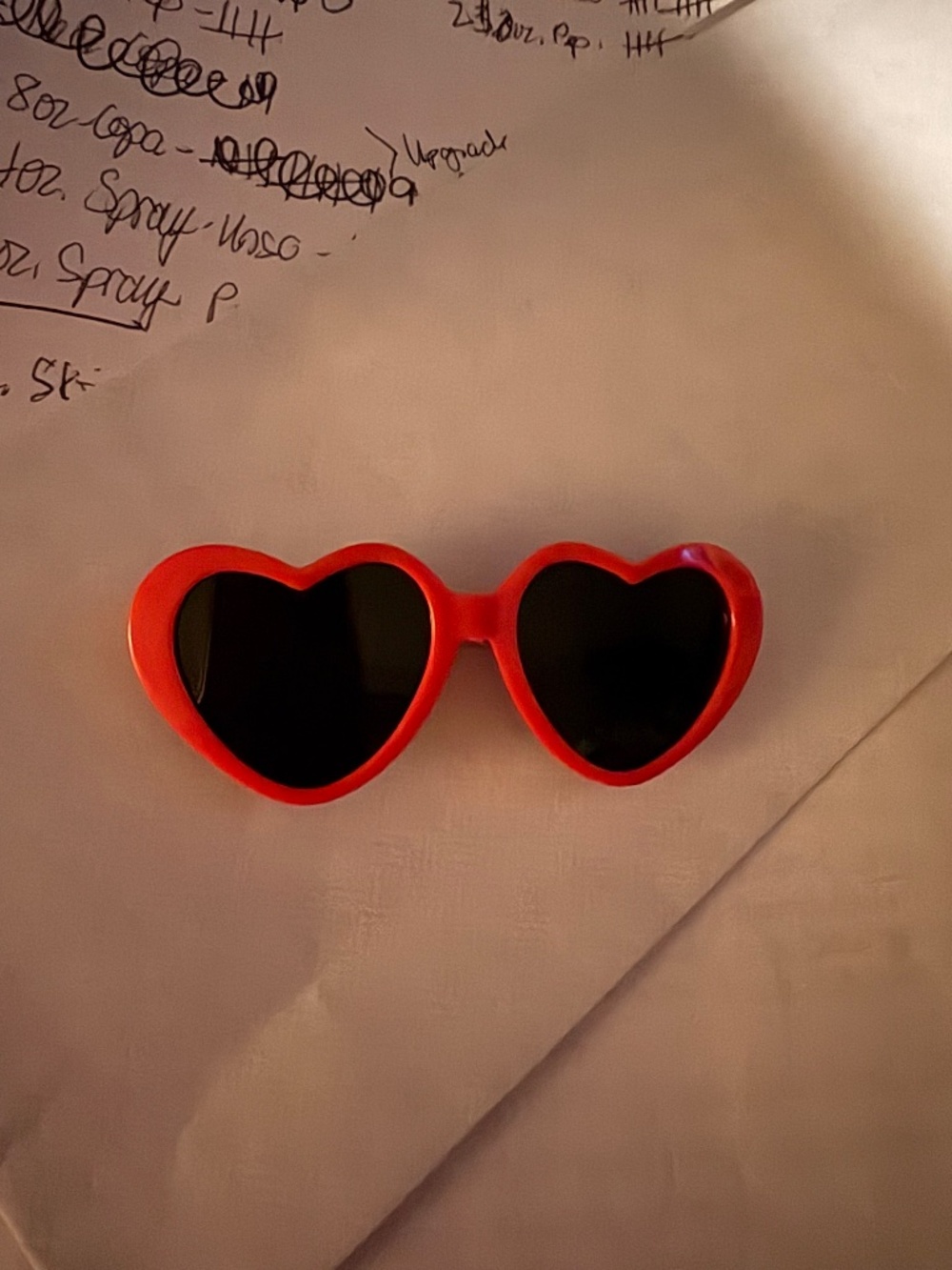 Red Heart-Shaped Dog Sunglasses - Fashion Pet Eyewear
